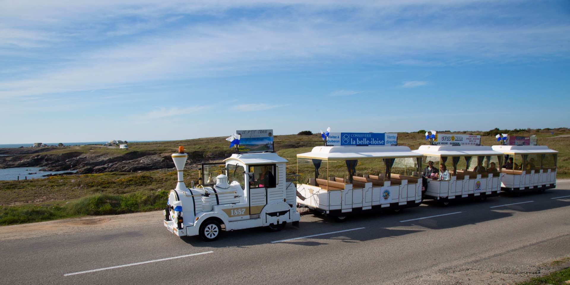 Le Petit Train de Quiberon sur la presqu'île